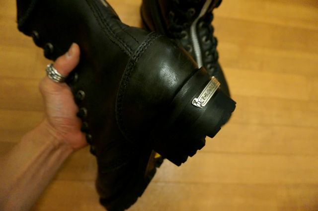 CHROME HEARTS　FIREMAN BOOTS　SCROLL　LABEL